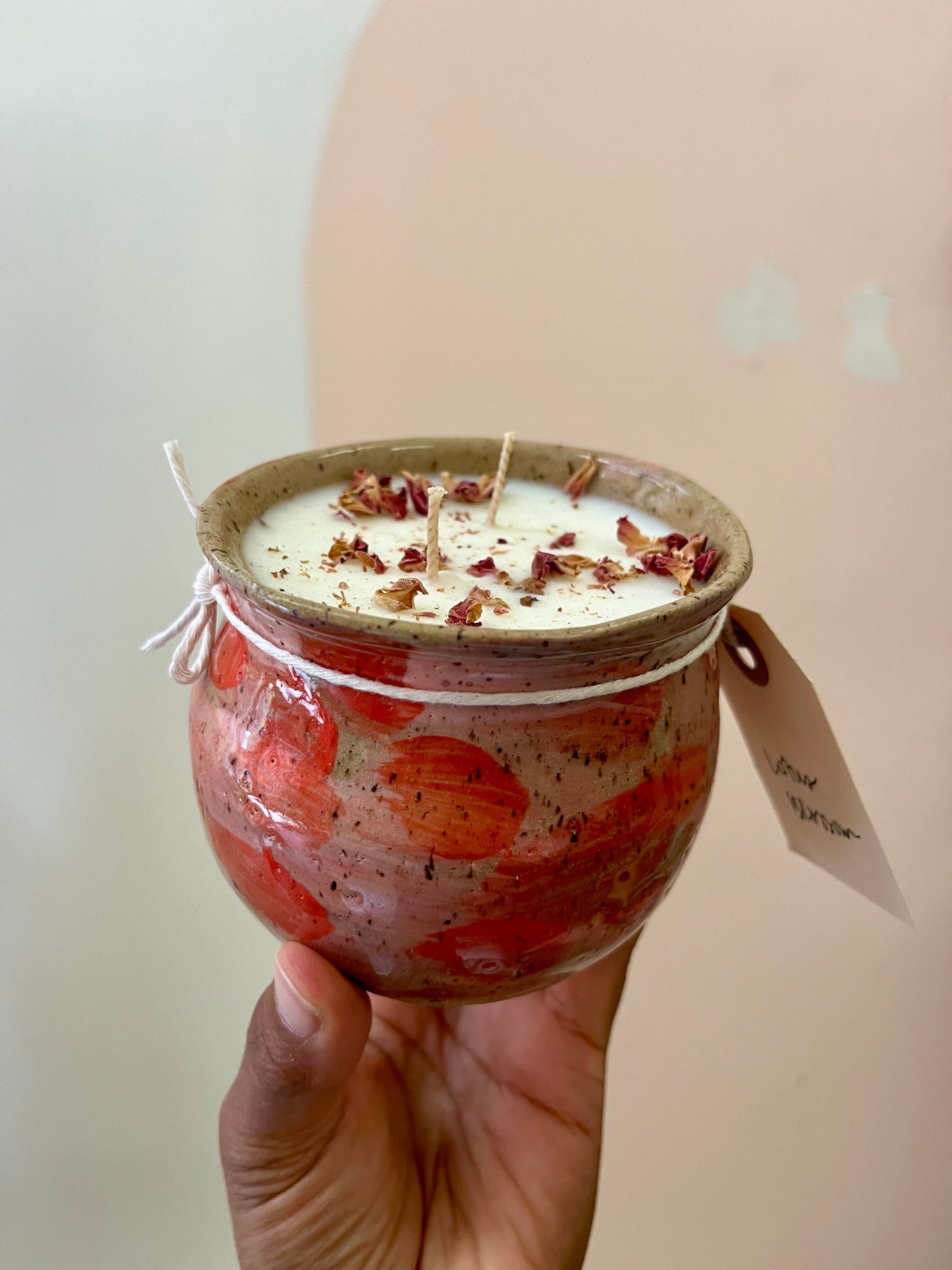 Painterly Ceramic Candles