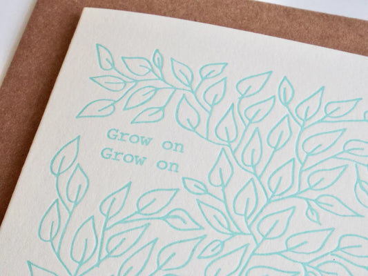 Grow On Greeting Card