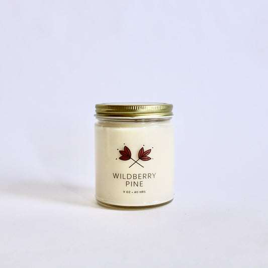 Wildberry Pine Soy Wax Candle Jar