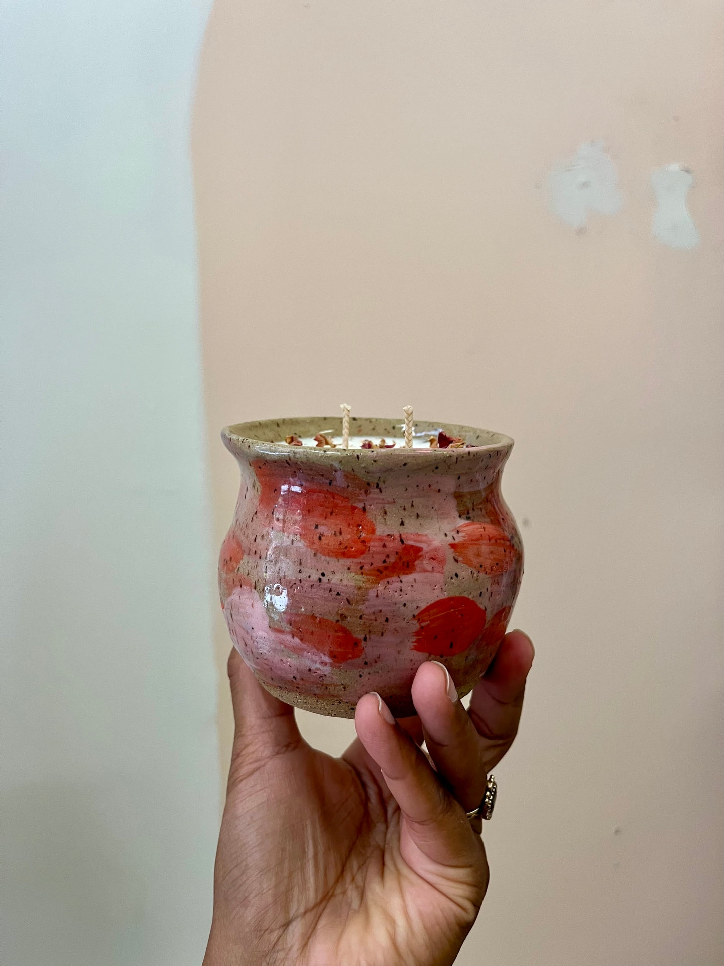 Painterly Ceramic Candles