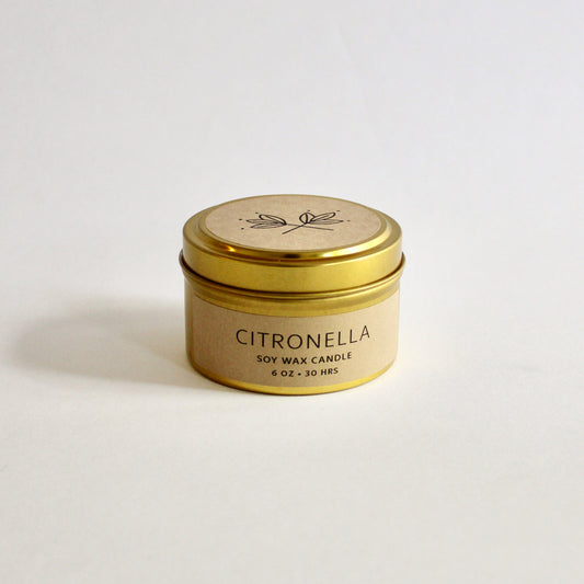 Citronella Soy Candle Tin