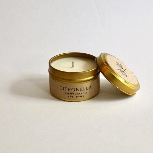 Citronella Soy Candle Tin