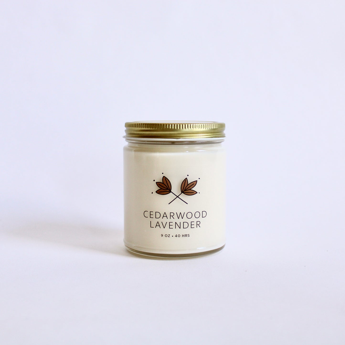 Cedarwood Lavender Soy Wax Candle Jar