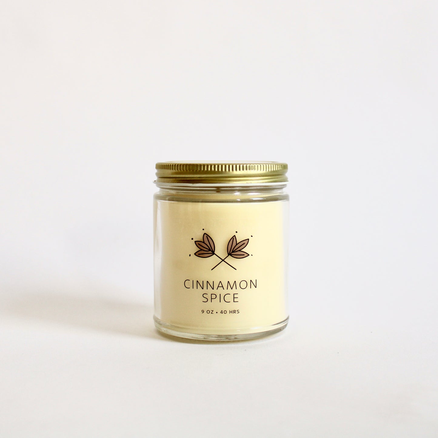 Cinnamon Spice Soy Wax Candle Jar