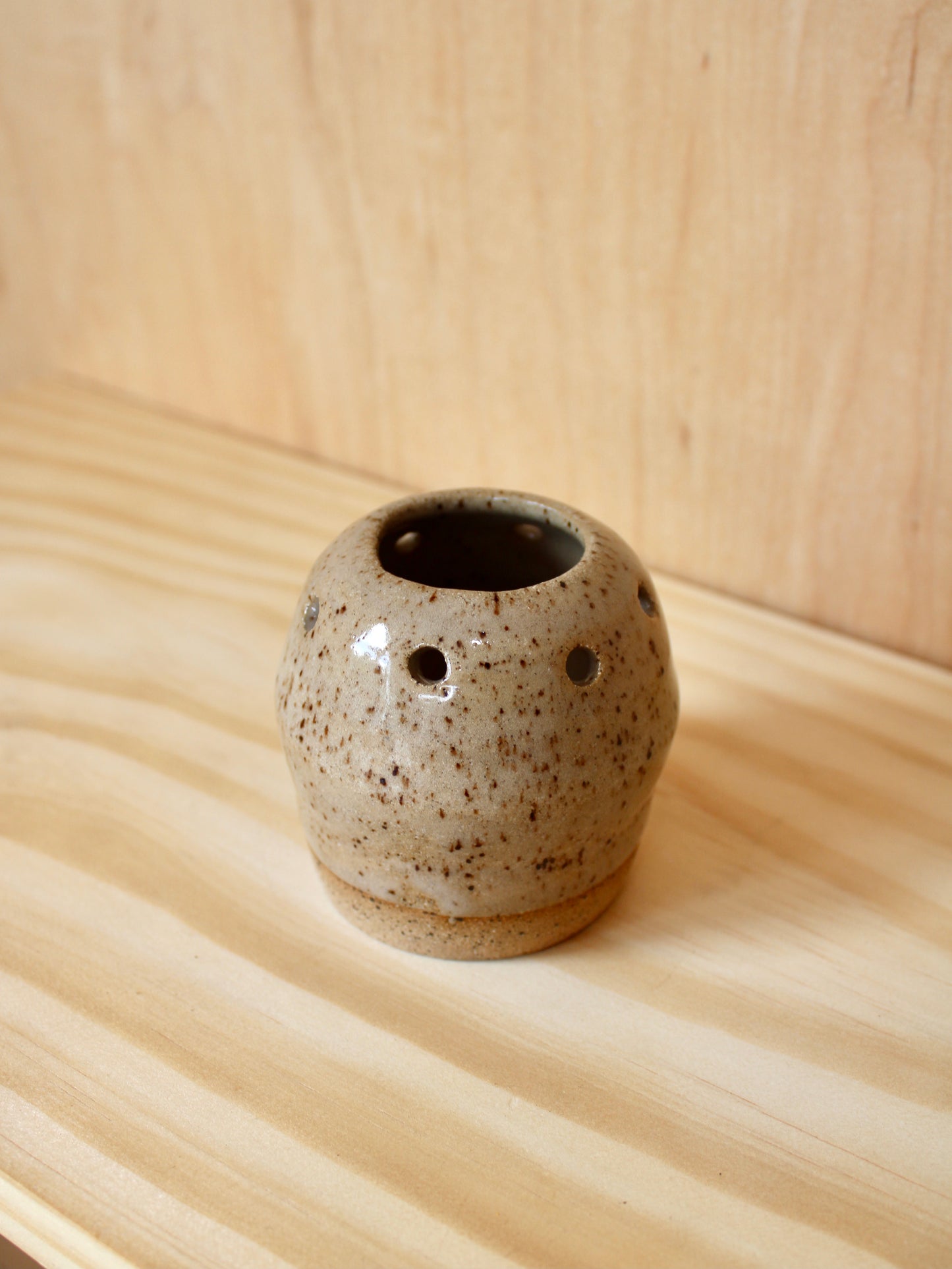 Flower Frog Ceramic Vase