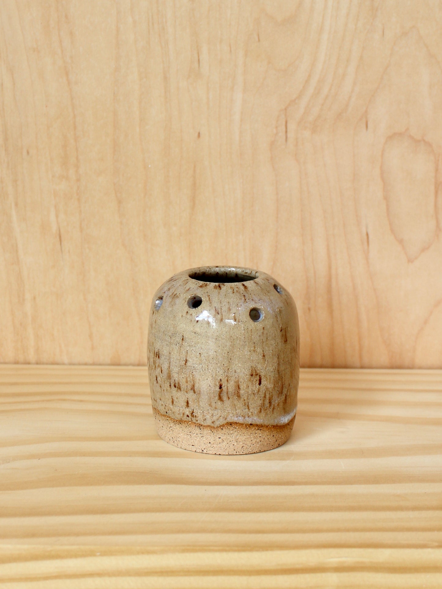 Flower Frog Ceramic Vase