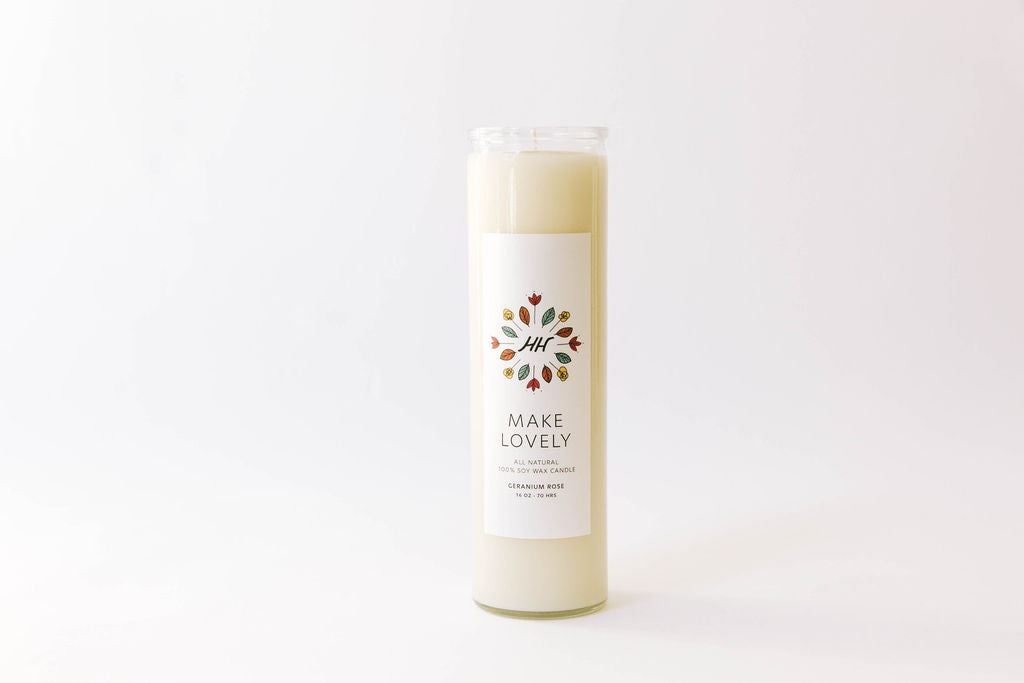 Make Lovely Soy Wax Prayer Candle