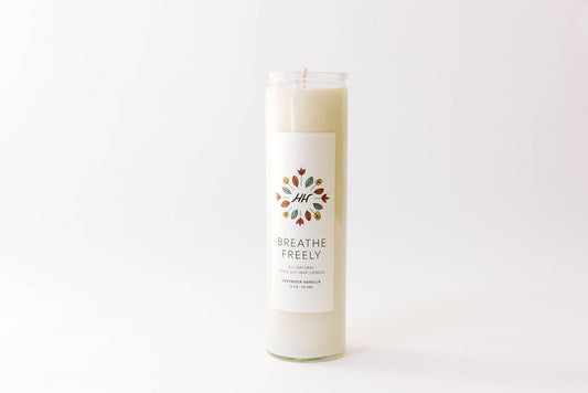 Breathe Freely Soy Wax Prayer Candle