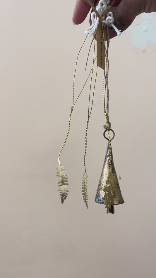 Brass Leaf Ornaments